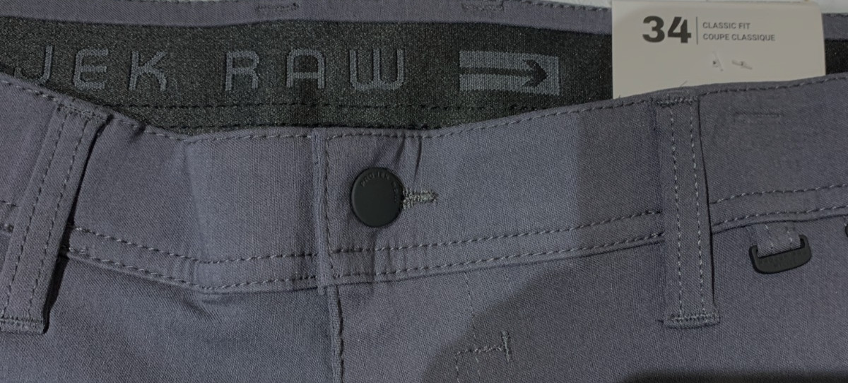 NWT PROJEK RAW Men’s bungee flex Classic Fit Comfort Waistband Grey All Size