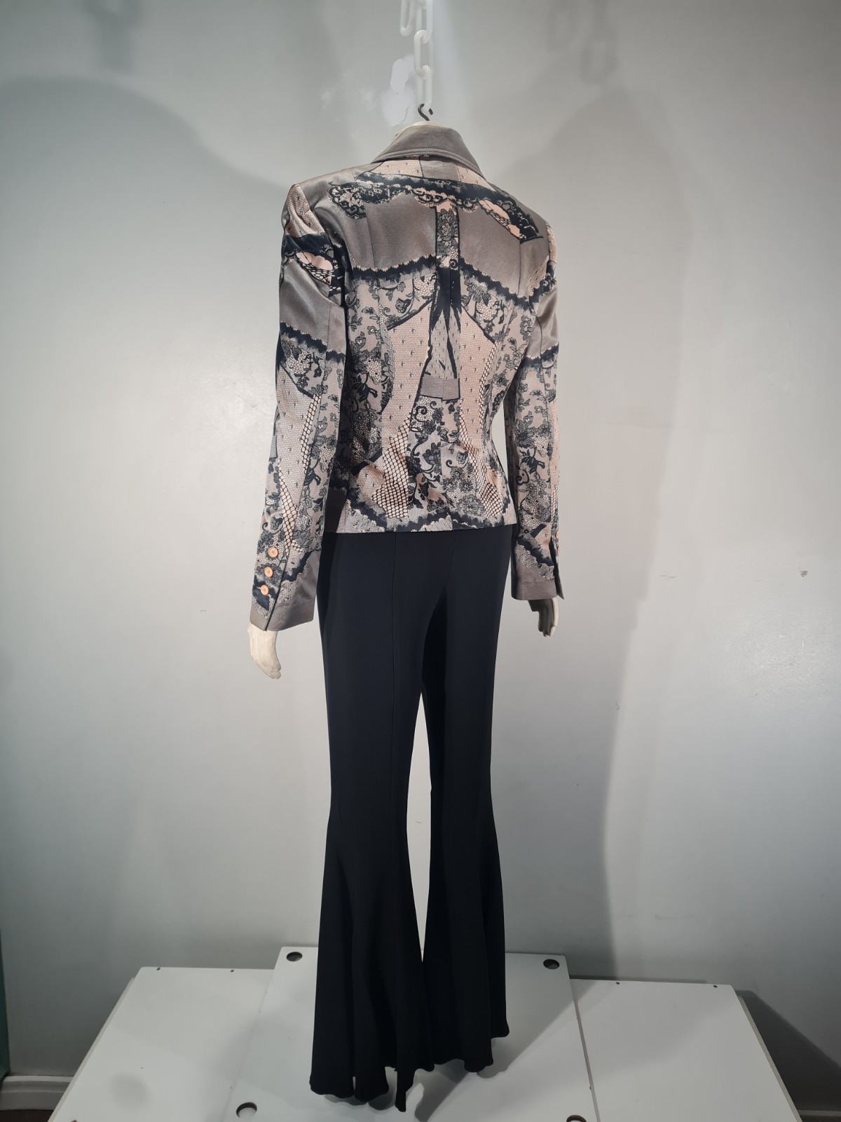 CHRISTIAN DIOR Spring 2006 Lace print jacket by JOHN GALLIANO