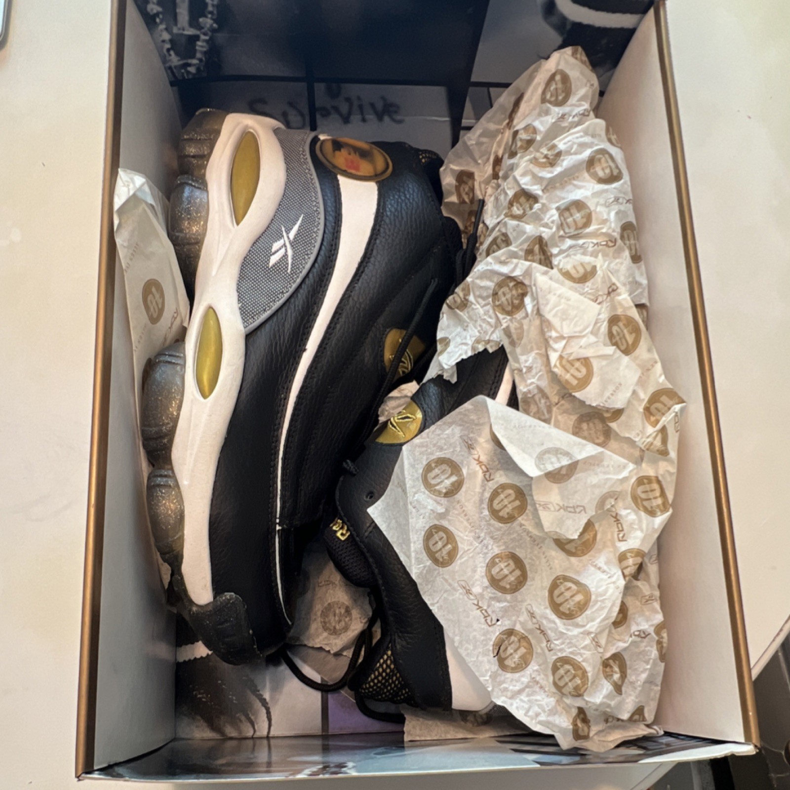 Reebok The Answer DMX 10 10th Anniversary Basketball Shoes 4-39577 2013