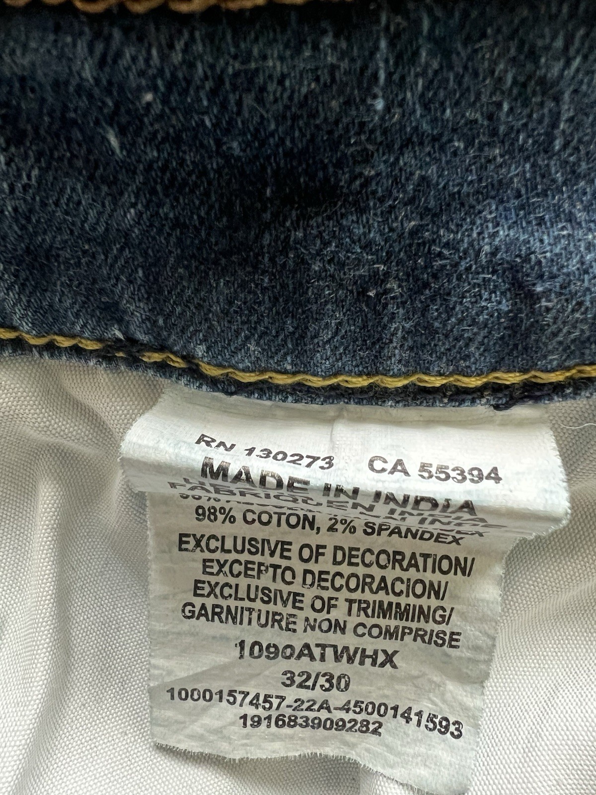 Wrangler Men’s Free To Stretch Athletic Fit Jean Blue 32×30 (actual 32×29.5)