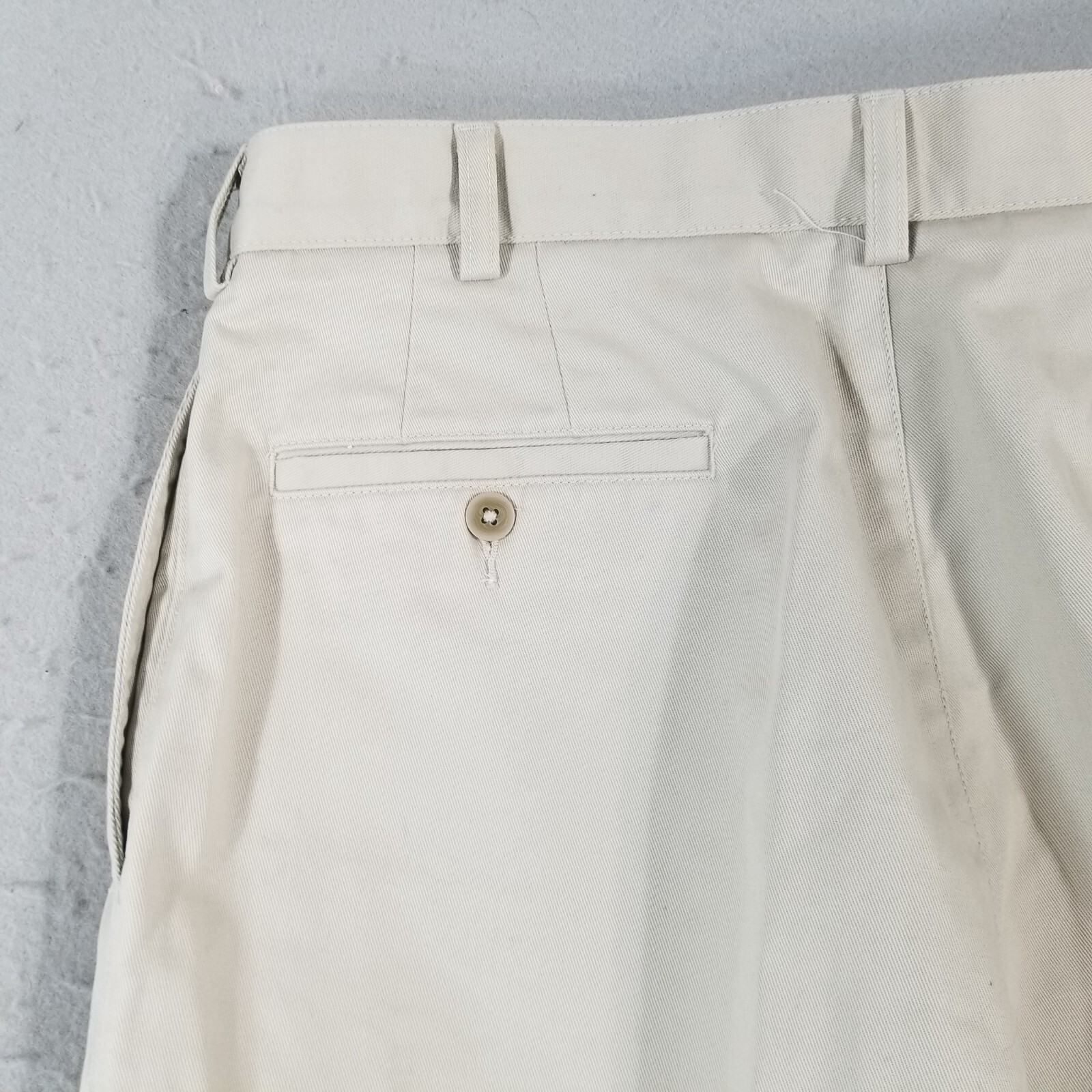 Savane khaki chino pants men’s 32×30 beige cotton preppy retro NEW