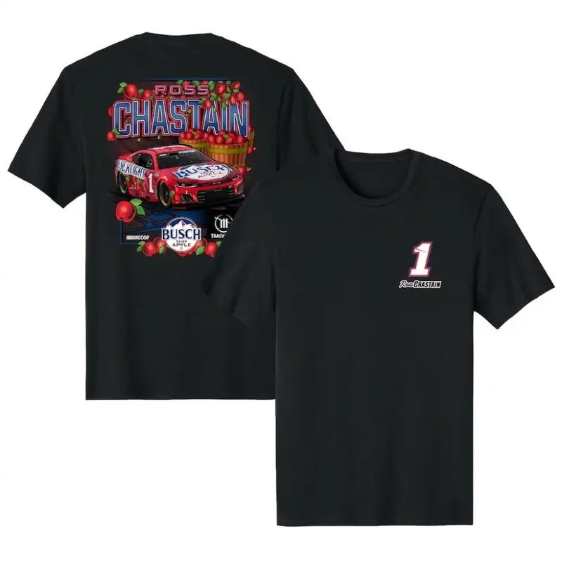 Ross Chastain #1 NASCAR Racing Shirt Graphic Tee Motorsport Fan Gift
