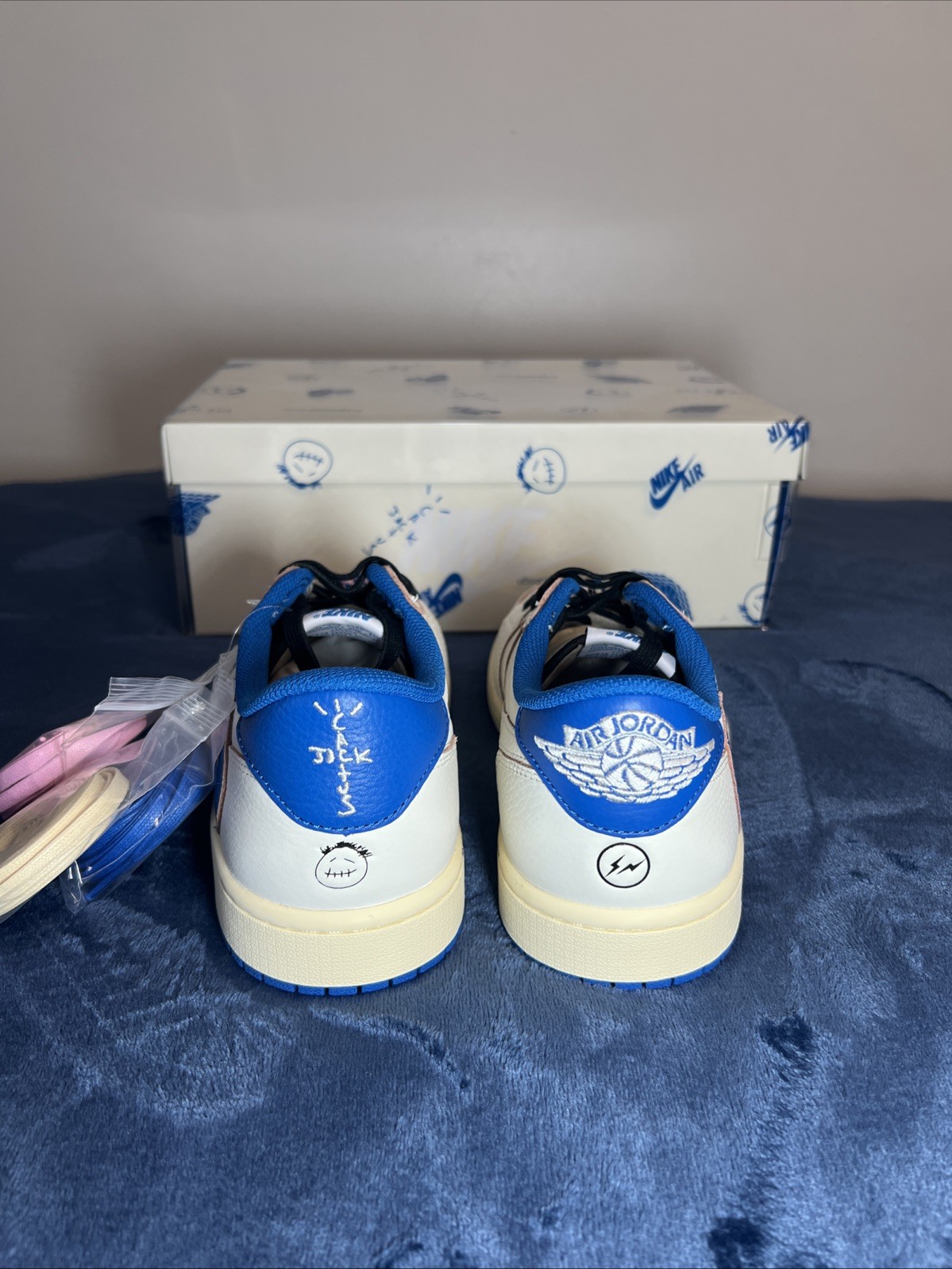 Nike Air Jordan 1 Low Travis Scott Cactus Jack Fragment DM7866 Men’s Size 9.5