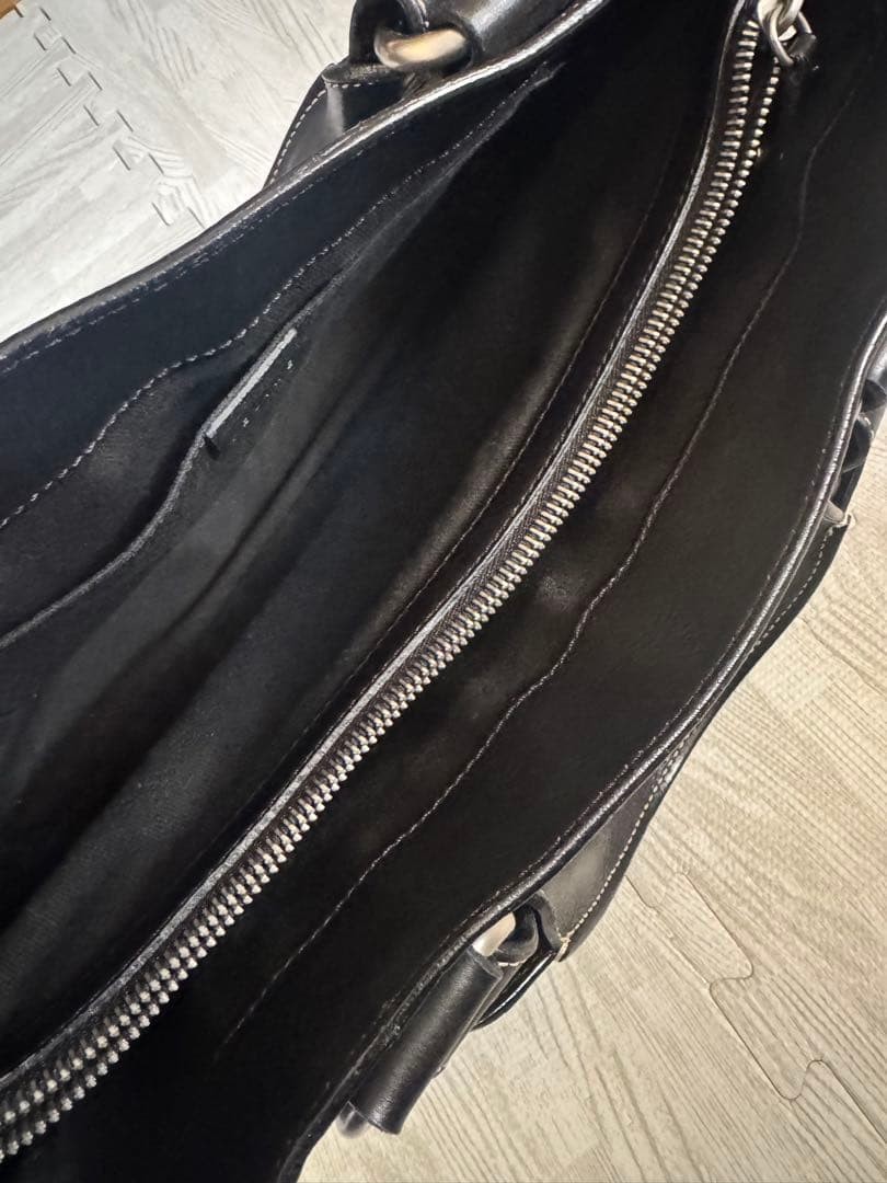 Celine Boogie Bag Leather Handbag Black Logo Hardware Women Luxury Shoulder