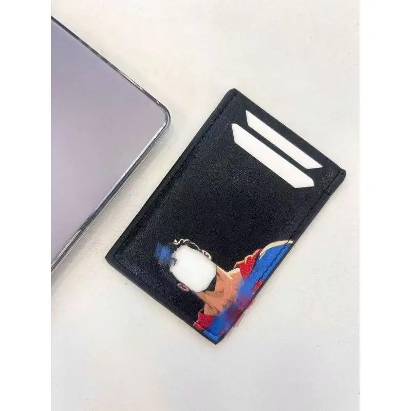 1pcs Leather Bat ID Card Holder Case Wallet Personalized SuperHero Mask Card Hol