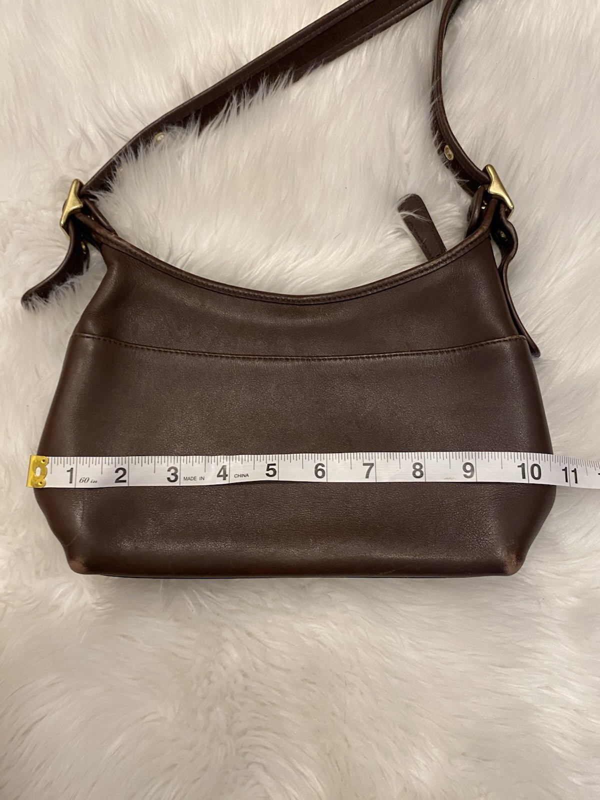 Coach Women’s Legacy Dark Brown Leather Hobo Shoulder Bag Costa Rica 9136 Good!