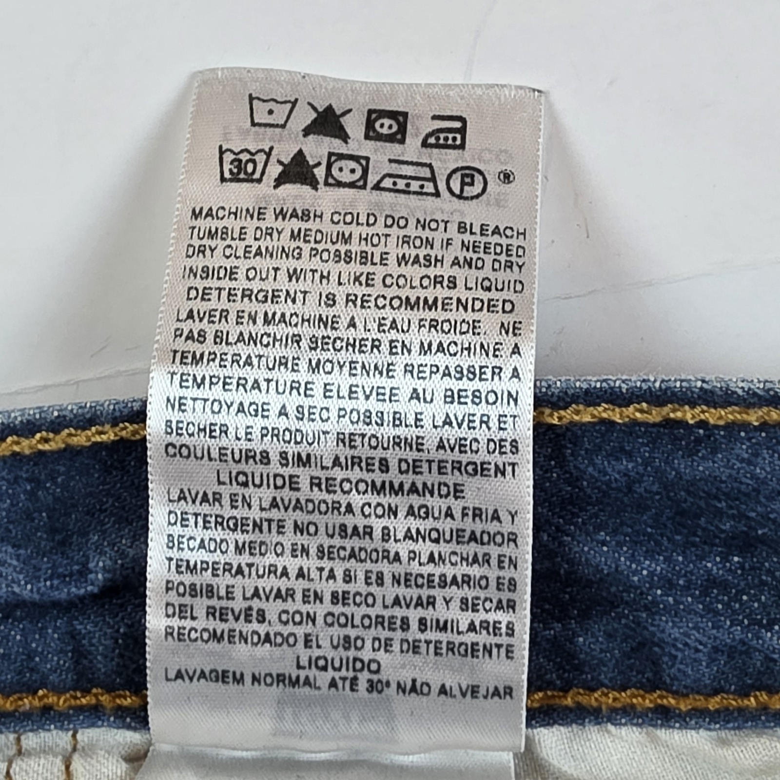 Levis 501 Jeans Mens 30×30 Blue Original Fit Straight Leg Button Fly (See Below)
