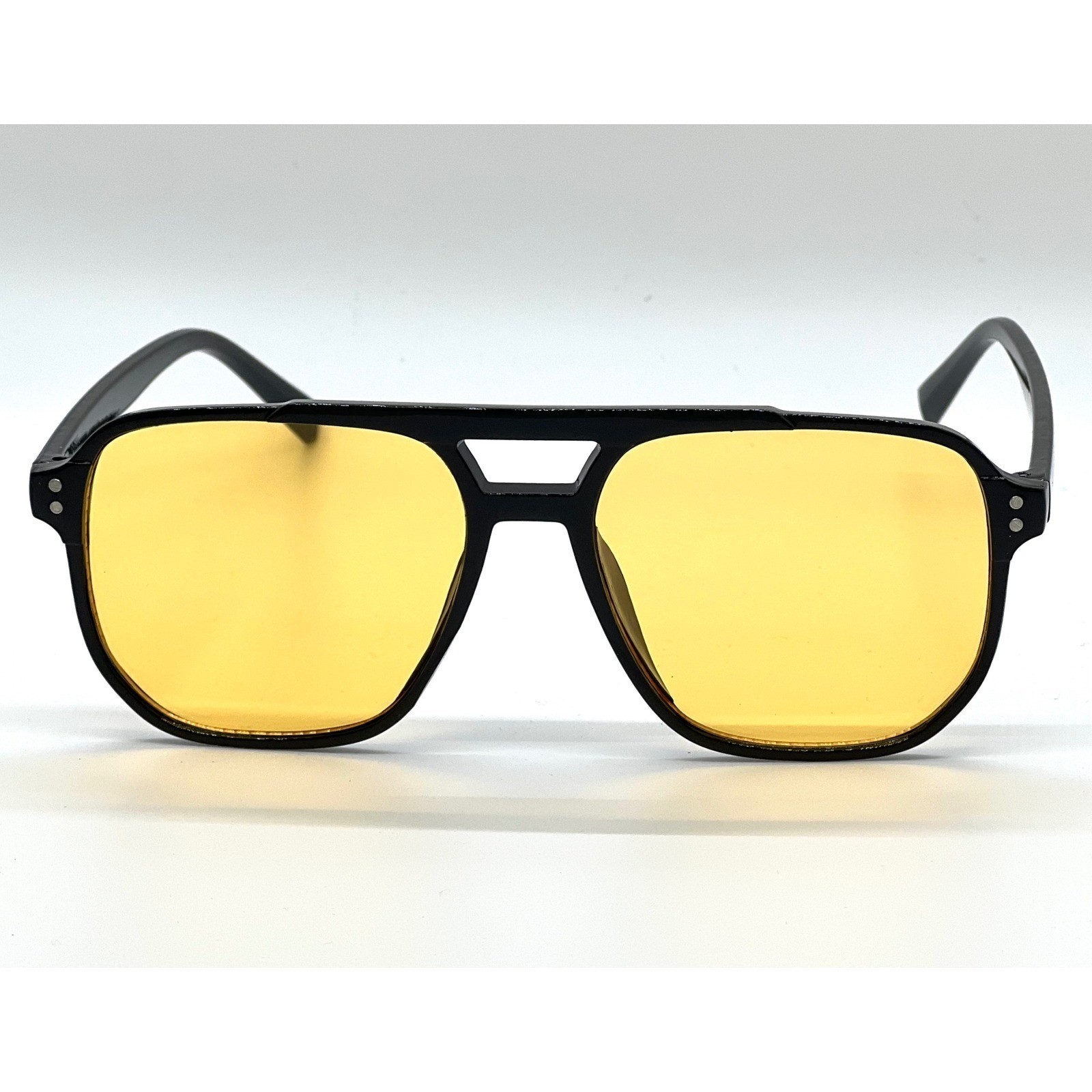 Men Retro Vintage 70s Sunglasses Yellow Lens Shades Street Wear Eye Glasses Hot