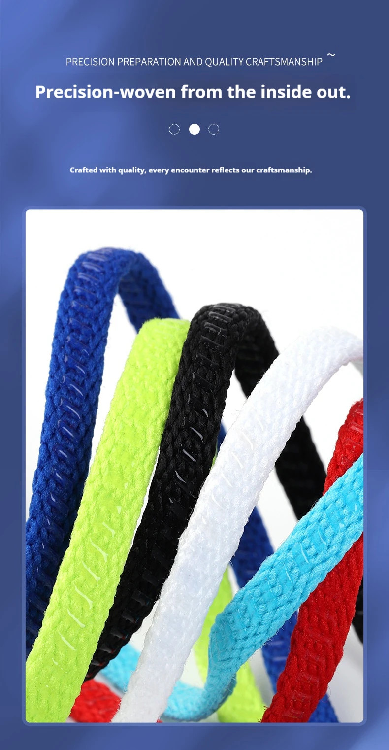 Double Sided Silicone Non-slip Flat Shoelaces Sneakers Tennis Football Shoe Lace