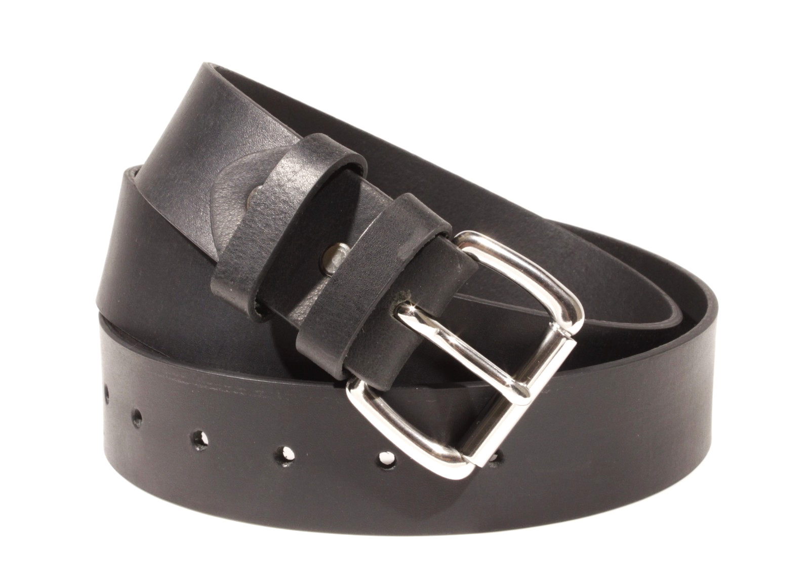 Men’s Full Grain Buffalo Leather Belt 1.5 Amish Made USA Heavy Duty Work Casual