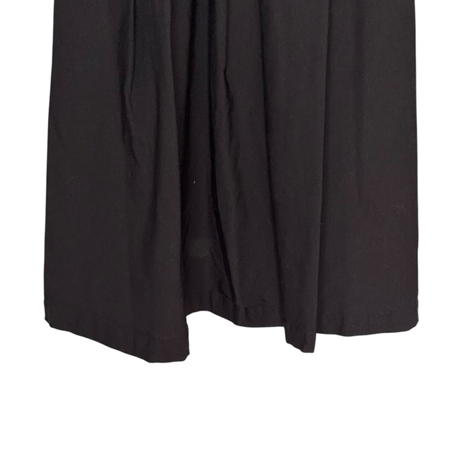 ModCloth Large Black Rayon/Nylon/Span “Sartorial Secret” Belted Fit Flare Dress