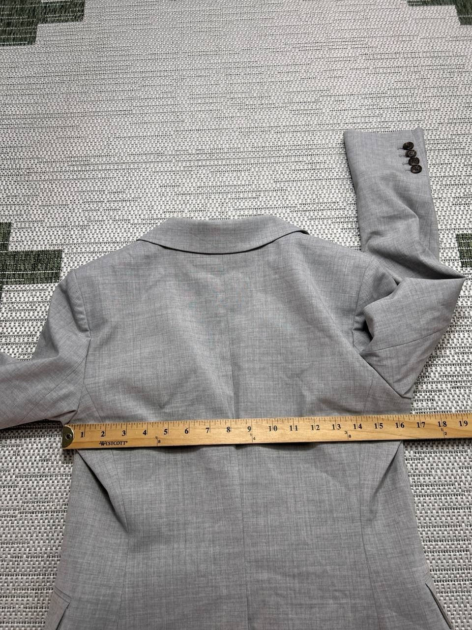 Theory Jacket Womens 6 Gray Wool Sports Coat