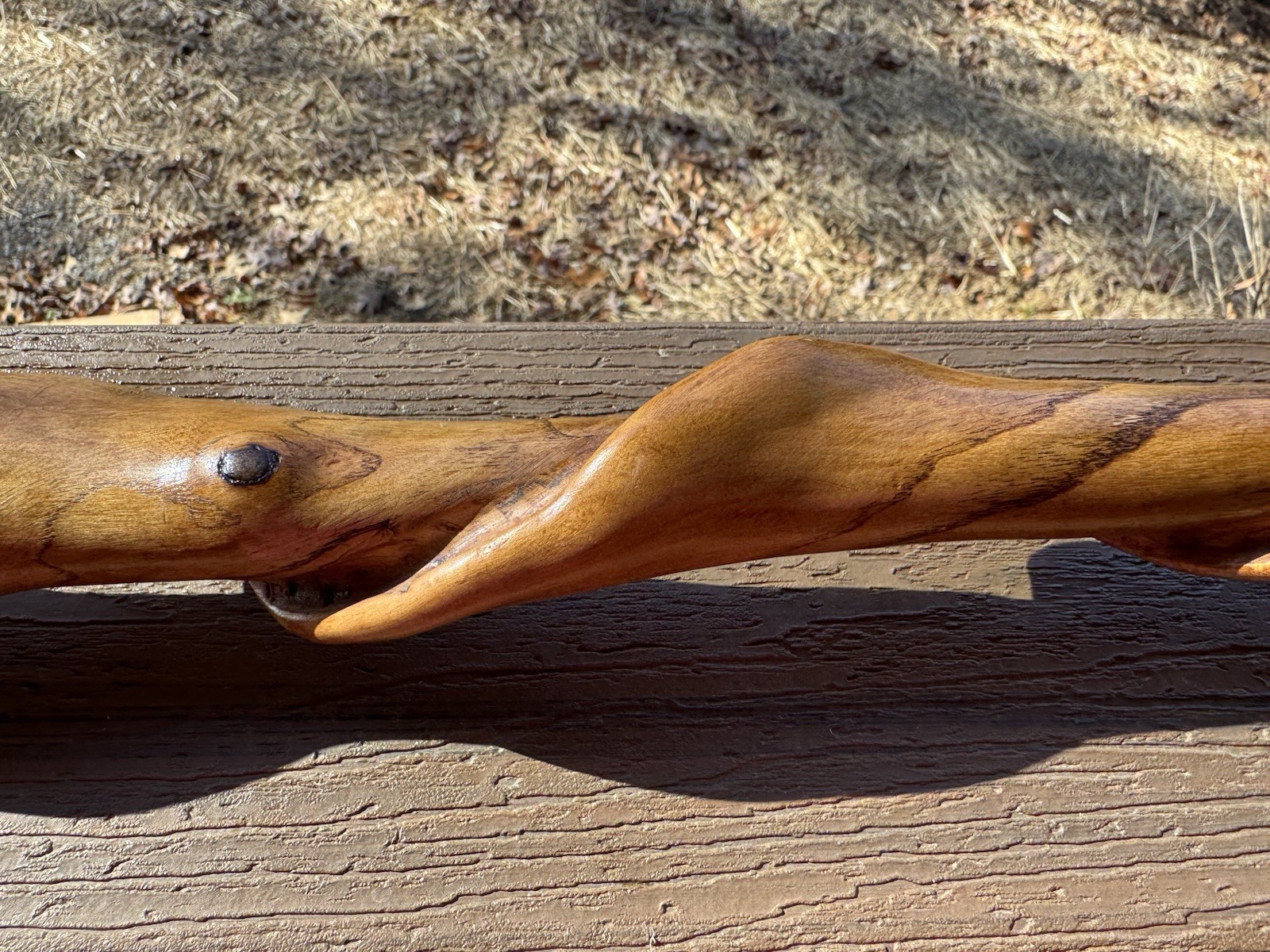 Vintage Handmade TWISTED Walking/Hiking Stick 45 Inches Tall Smoky Mountains