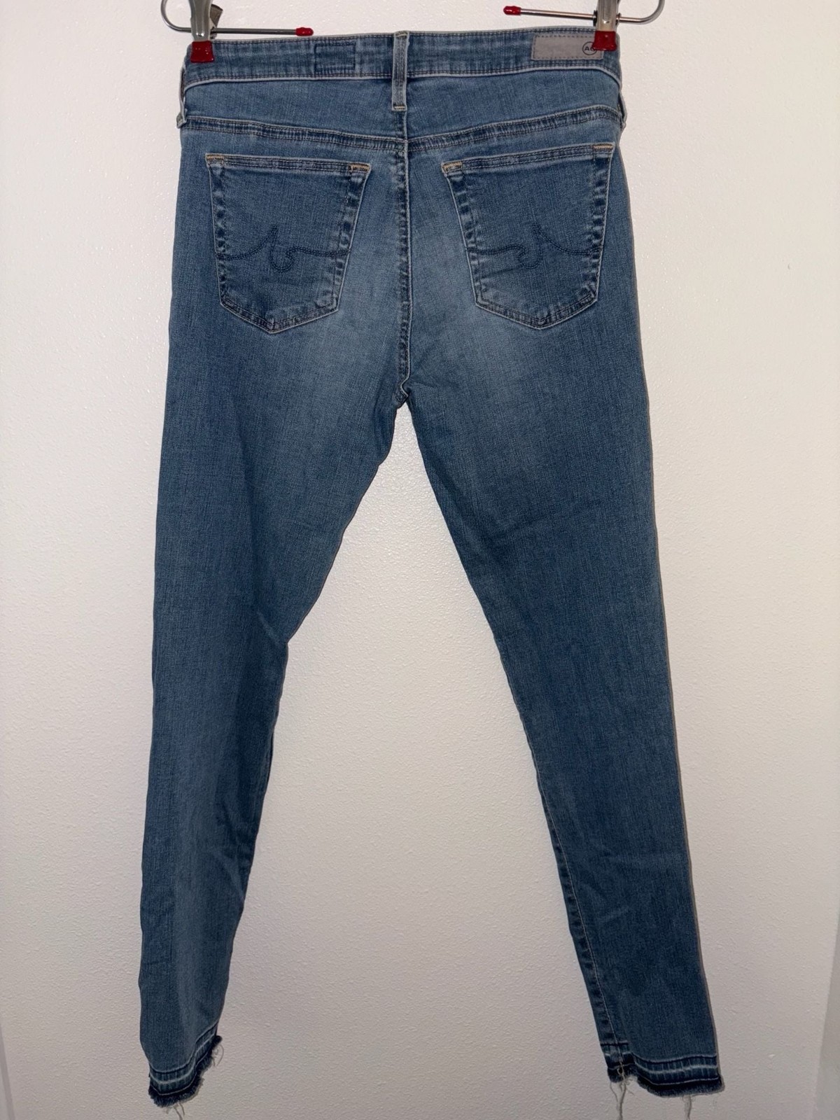 AG Adriano Goldschmied The Stevie Ankle Slim Straight Ankle Jeans Sz 27R