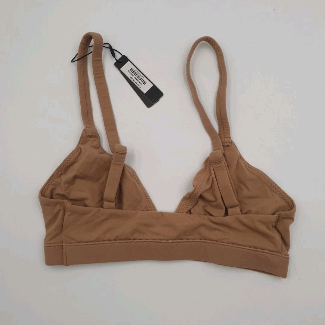 SKIMS Fits Everybody Triangle Bralette Sand XXS–XXL Supersoft Comfort BNWT