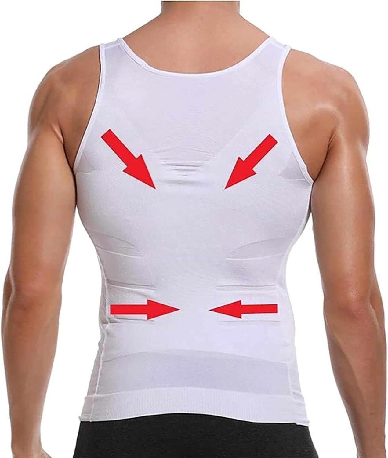 SHAPERLUV – Male Shaper Tank Shaperluv Body Shirt Men Abs Slim Top Undershirt
