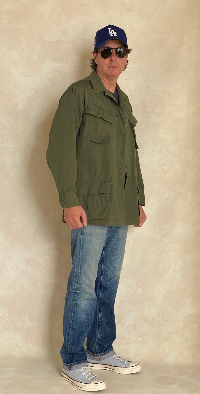 Small Reg. Authentic 1969 US Army vintage Vietnam jungle jacket.