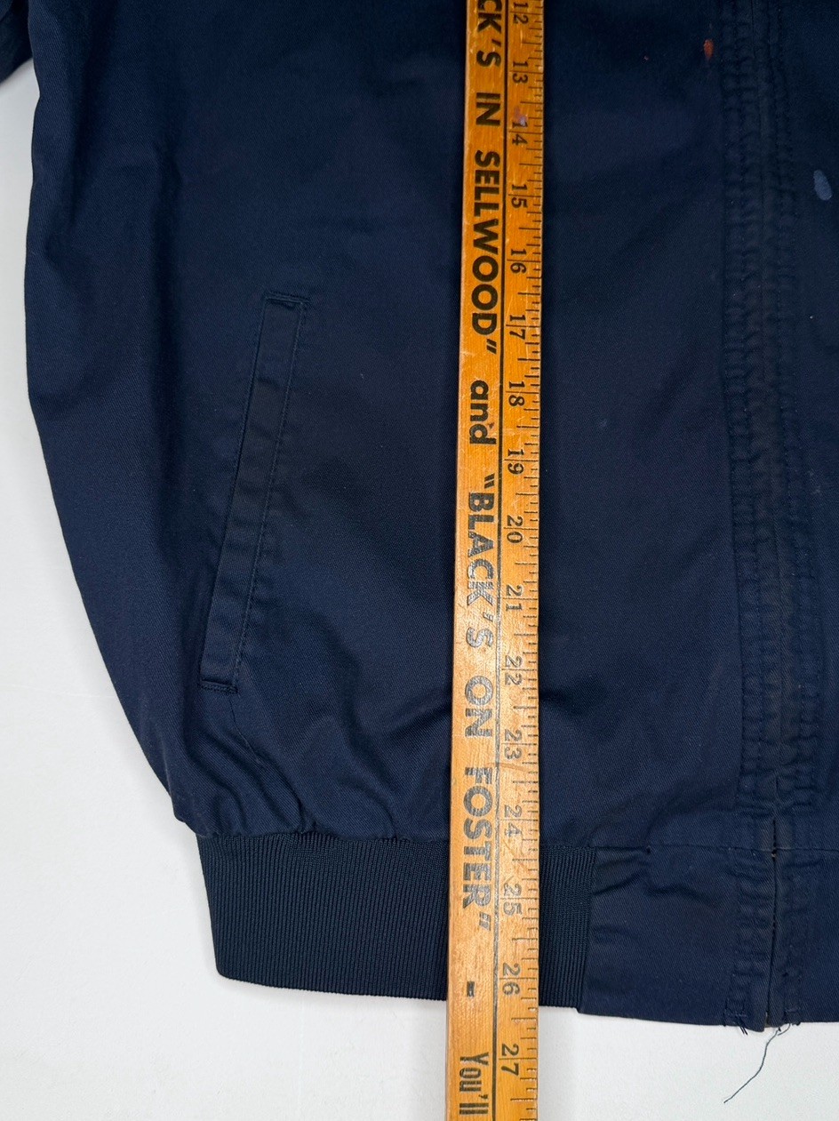 Vintage Mercedes Benz Diesel Trucks Mechanic Work Jacket Gray | L