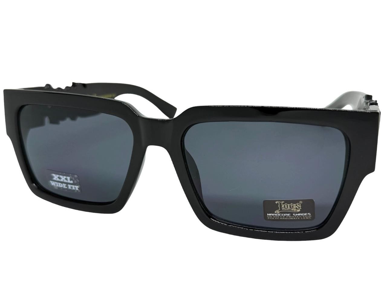 Biker Hardcore Gangster Hip Hop LOCS SUNGLASSES XXL Frame For Big Wide Fat Heads