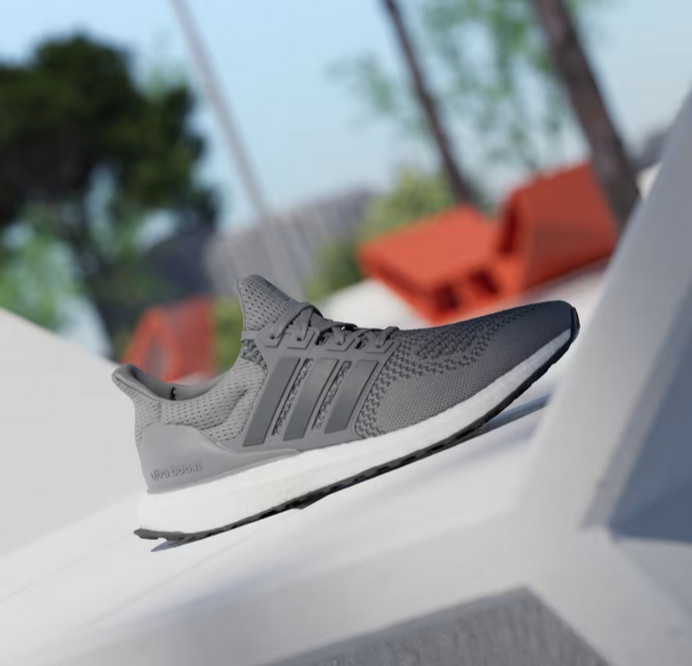 Adidas Ultraboost 1.0 Wolf Grey/White Running Shoes Mens Size HQ4200 G