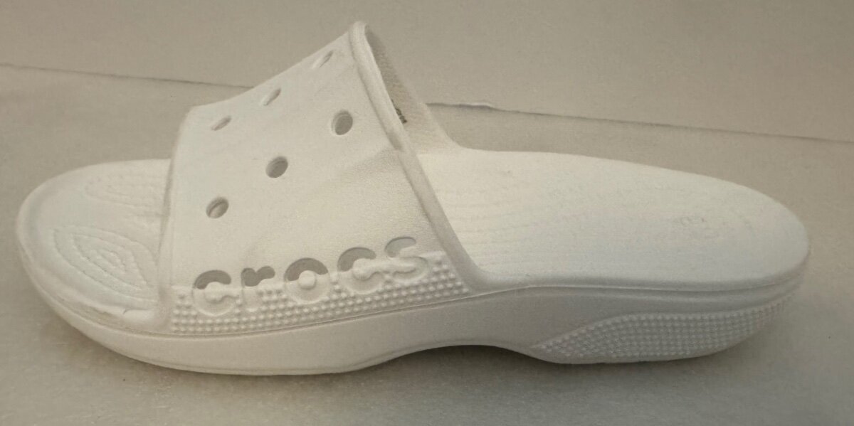 Crocs White Unisex Baya Slide Sandal Women’s 9 ~ Men’s 7