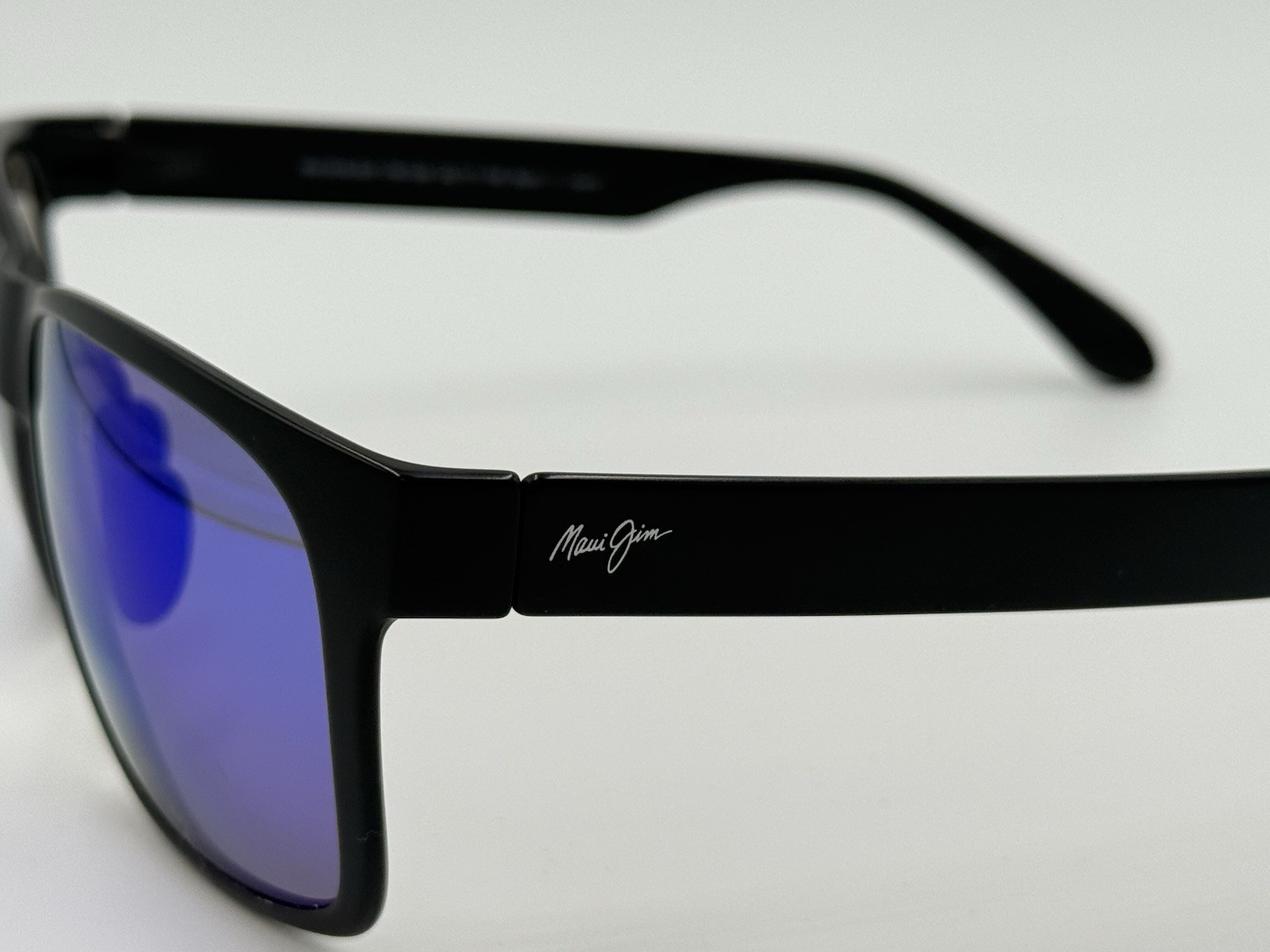 MAUI JIM RED SANDS MJ432-2M Matte Black/Blue Hawaii POLARIZED AUTHENTIC Japan