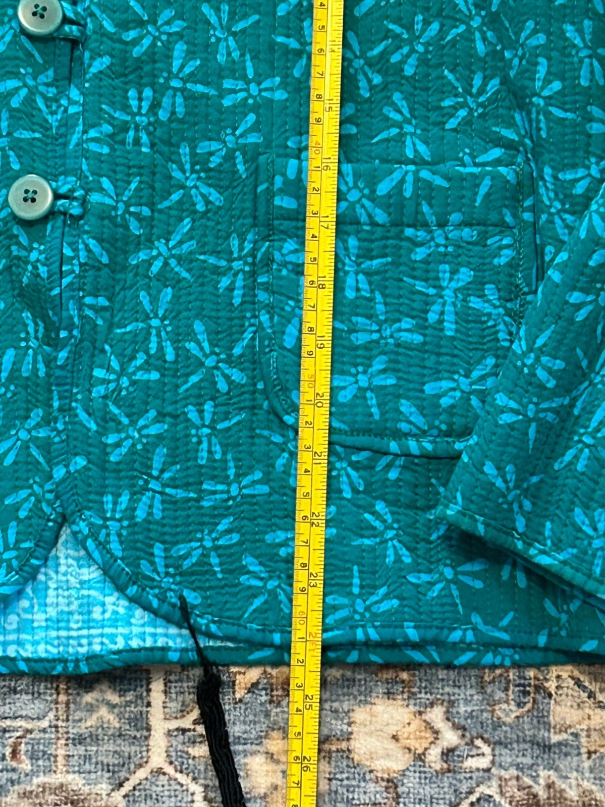 Casual Studio Reversible Quilted Jacket Women’s Size Large EUC