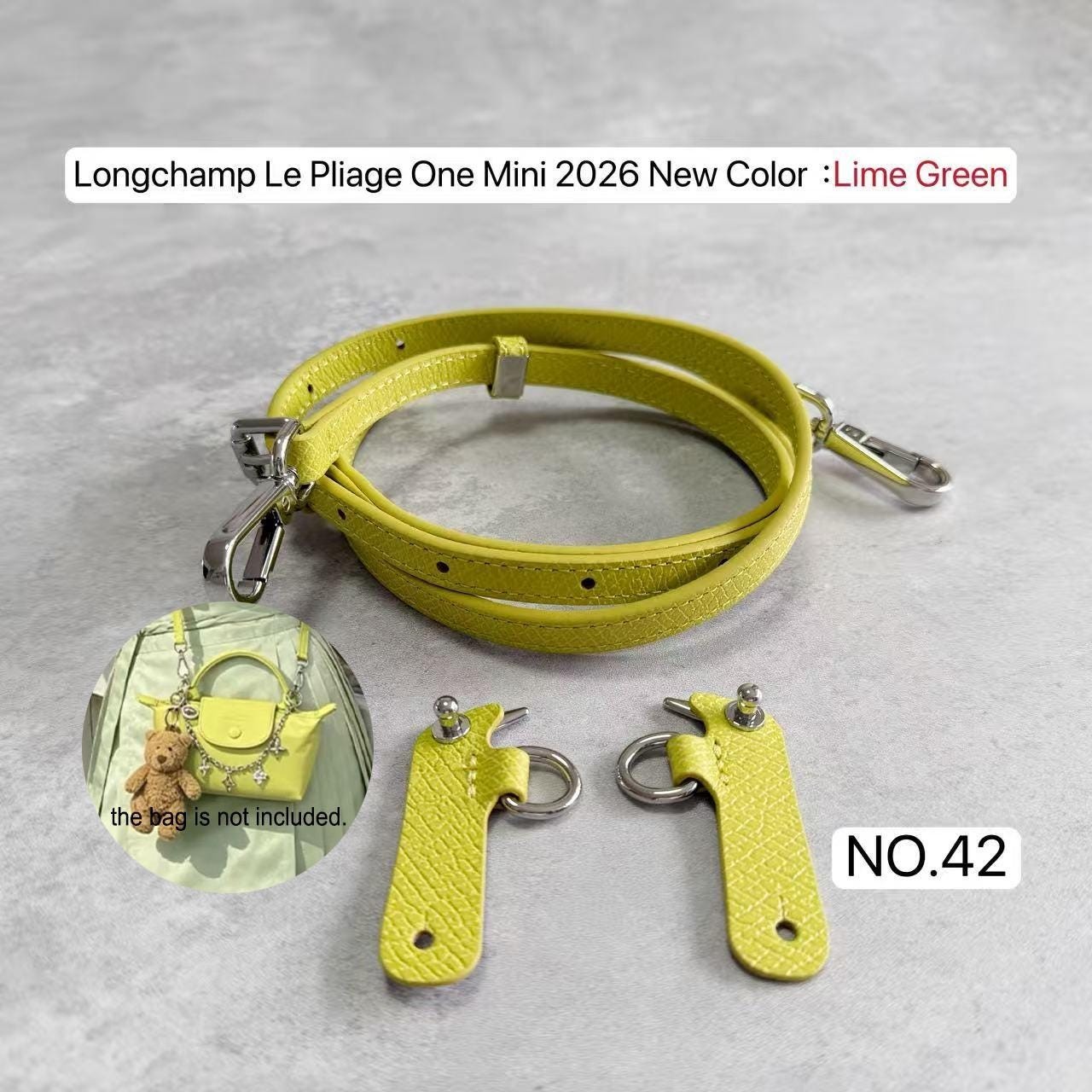 New Real Leather Shoulder Crossbody Purse Handbag Strap Fit “Longchamp MINI Bag”