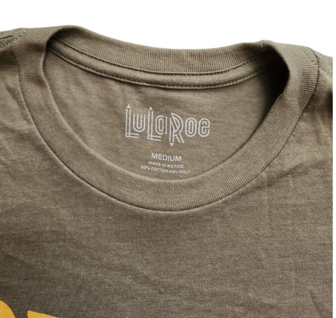 Lularoe “Forever Chasing Dreams” Medium Rocker Graphic T Novelty Retro NEW!