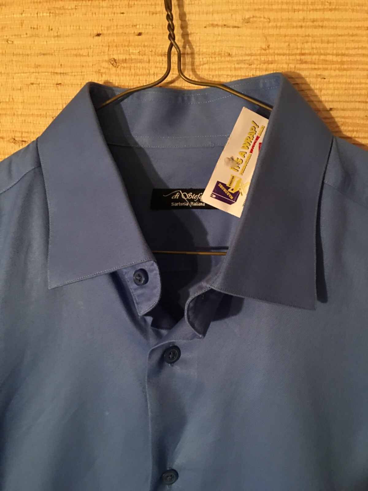 New men’s di Stefano Sartoria Italiana Dress shirt Size 15 – 15 1/2