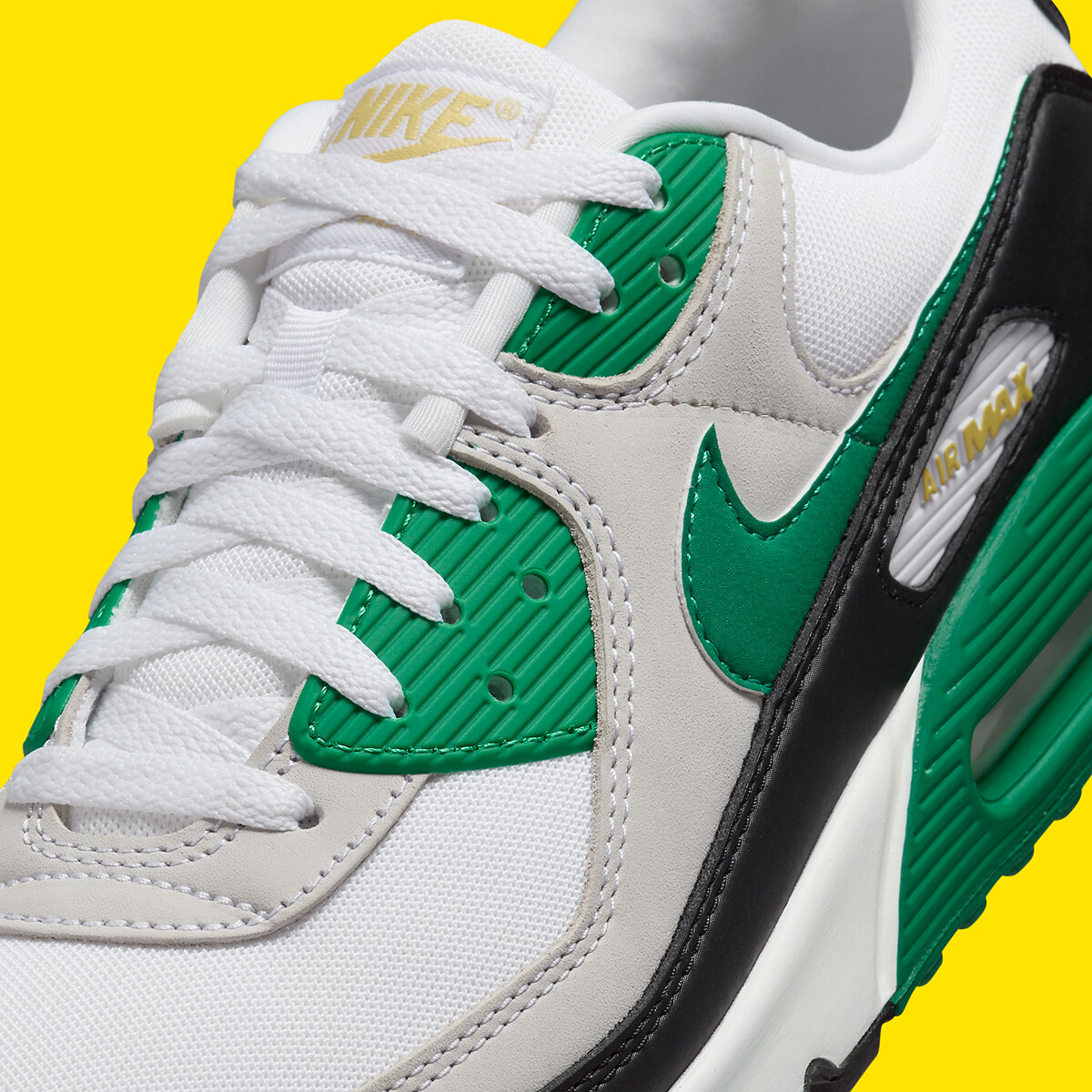 Nike Air Max 90 White Malachite Green Black FB9658-102 Men’s