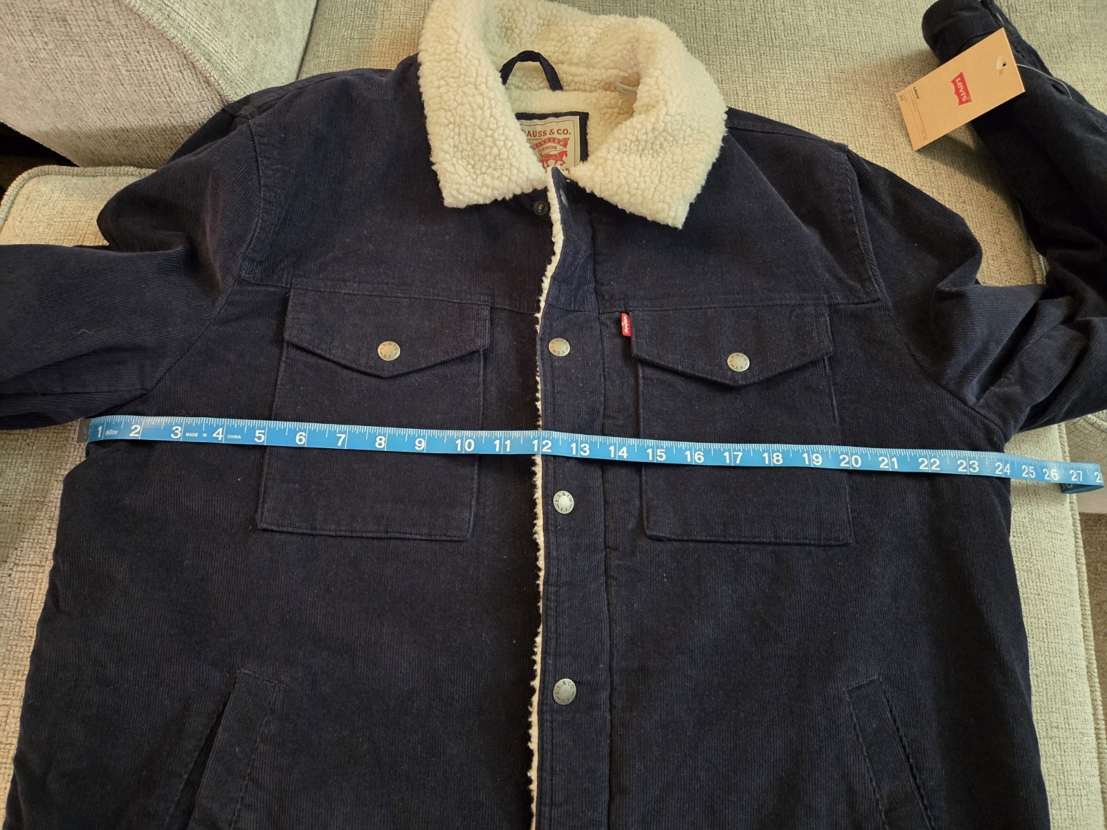 Levi’s corduroy sharpa winter jacket