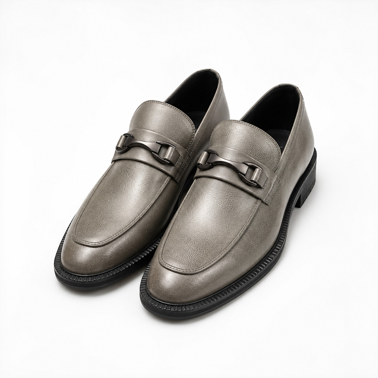 Kenneth Cole Reaction Men’s 12 Gray Horsebit Loafers