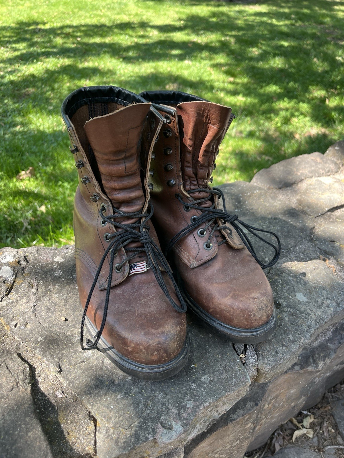 Red Wing 953 Work Boots Men’s Size 7 Soft Toe Brown Leather Check Description