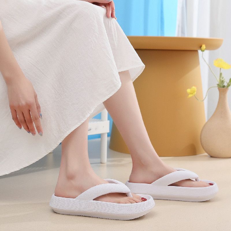 Pillow slippers Anti-Slip Sandals Soft Slippers Cloud Shower Home Hole Shoes