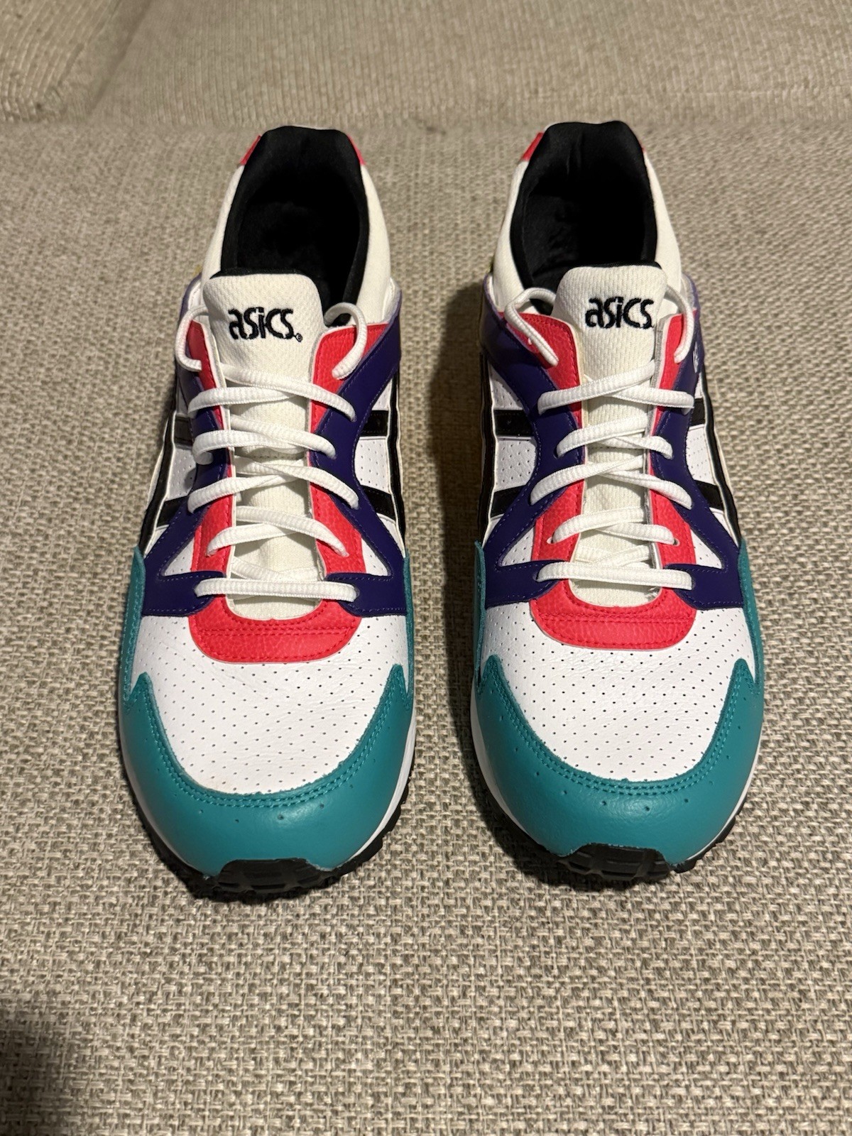 ASICS Gel Lyte V Mens Trainers SIZE 12 White Multicolour 1191A227-100
