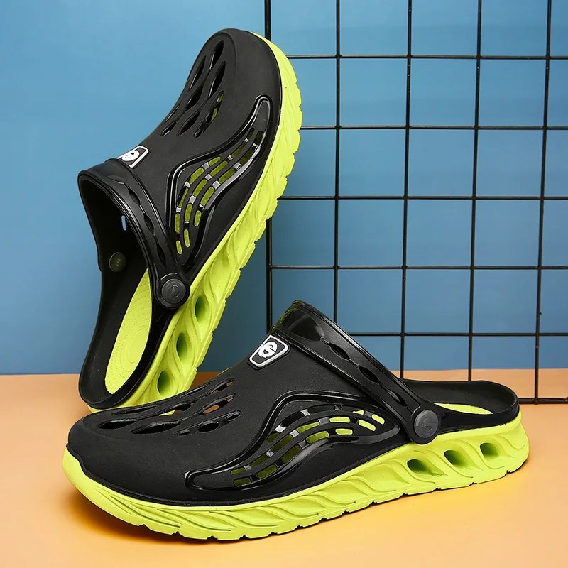 Summer Beach Jelly Shoes Men Women Soft Bottom Sandals Garden Clogs Slides