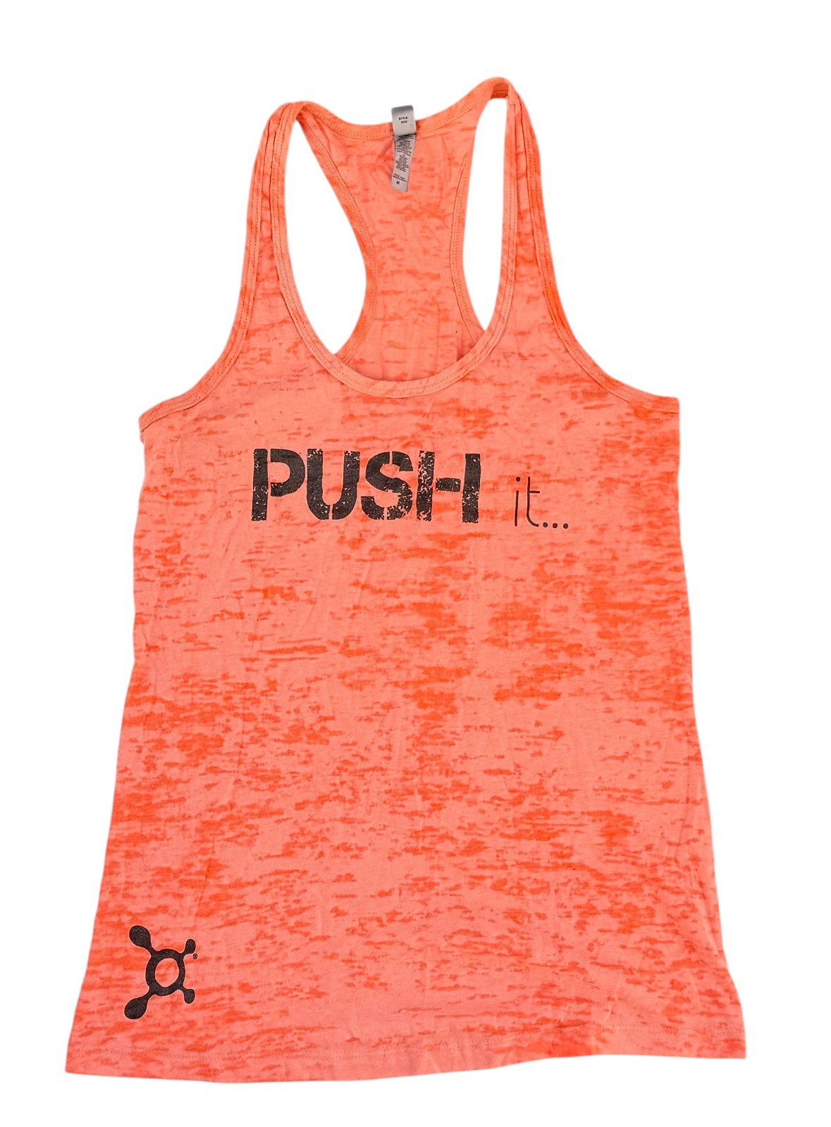 Orange Theory Fitness Tank Top Women’s Size M “Push It” Sleeveless *READ*