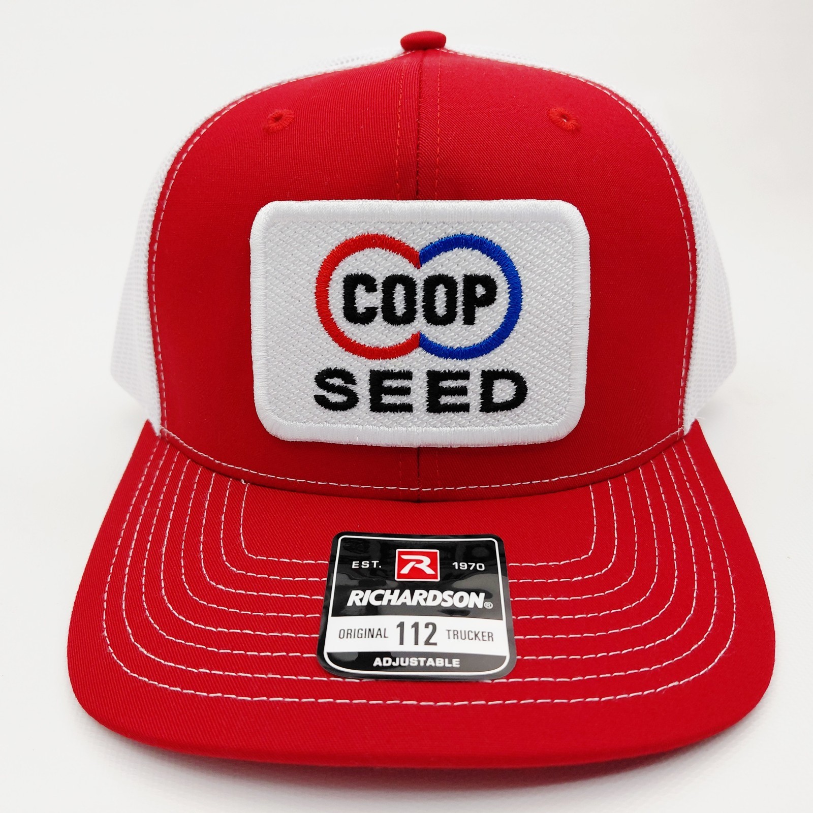 CO-OP SEED Farm Ranch Embroidered Patch Richardson 112 Hat Cap Green