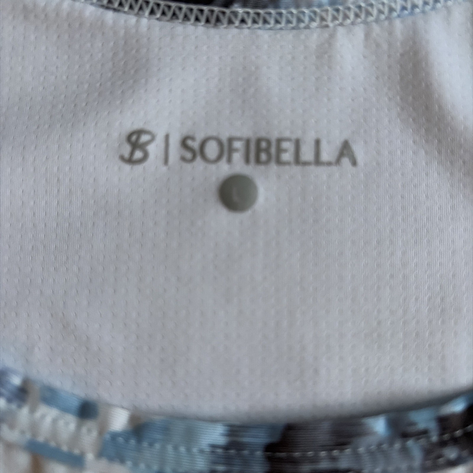 Sofibella Women Size L Tank Sleeveless Razor Back Top Style: 1785 Green EUC