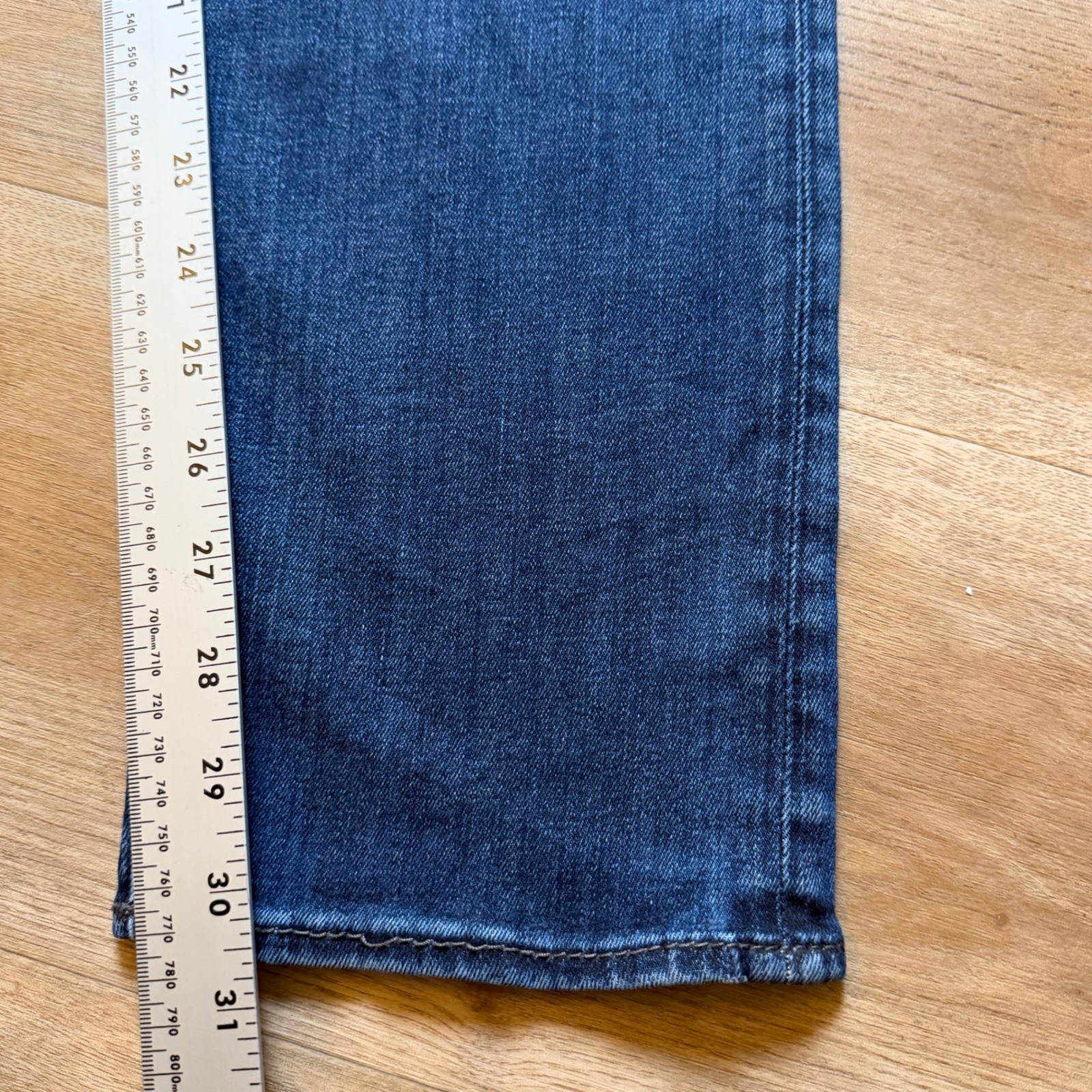 Diesel Buster Jeans Mens 31×32 Blue Regular Slim Tapered Stretch Denim 0607A