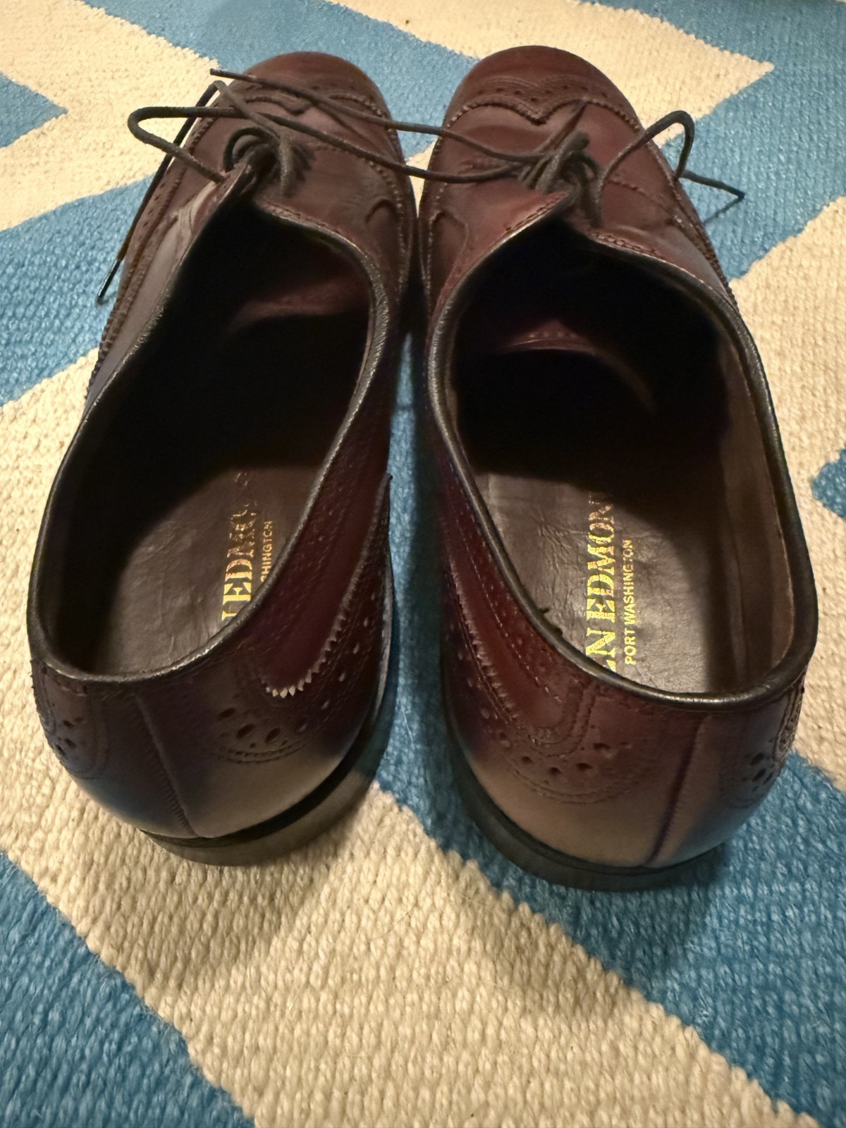 Allen Edmonds Jefferson 2.0 Merlot Wingtip Oxford 11EEE / An Upgraded McAllister