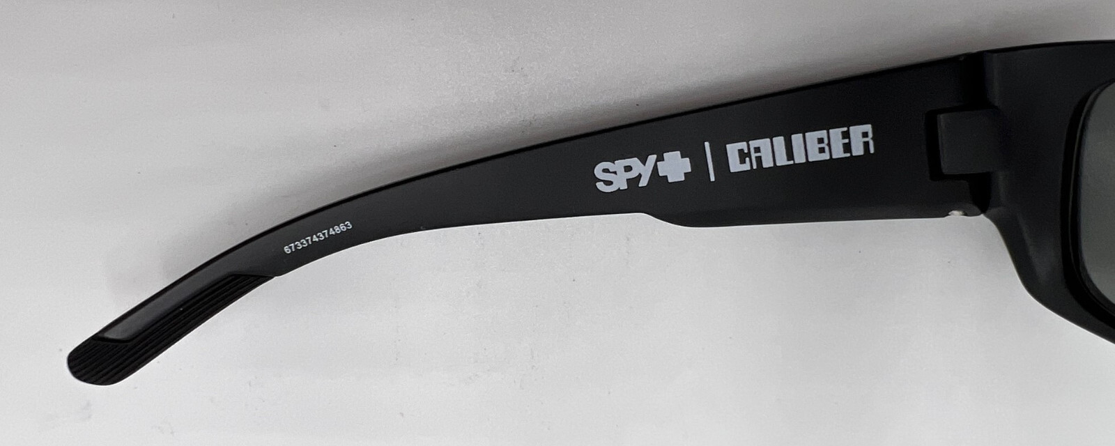 Authentic SPY+ Optic Caliber Shield Matte Black Happy Gray Green Lens Sunglasses