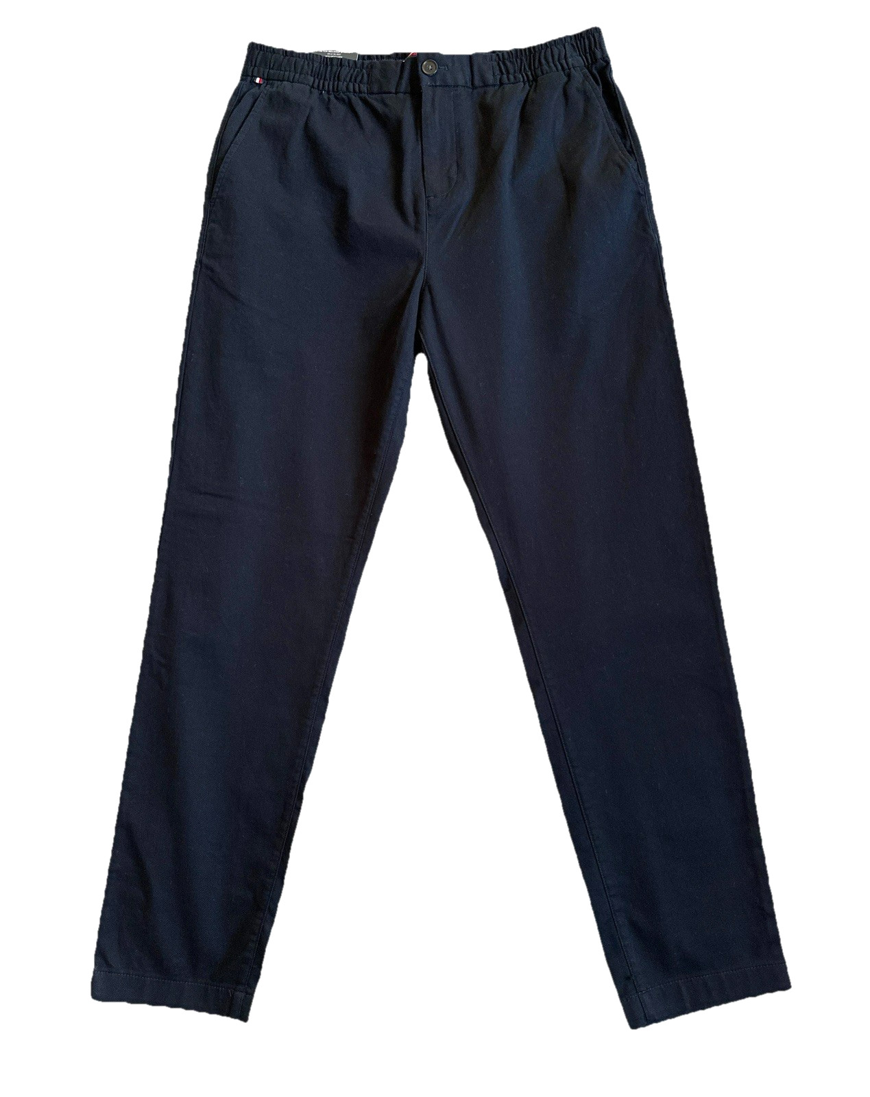 Tommy Hilfiger Men’s THFlex Elasticized Waist Relaxed Straight Pants Size: M