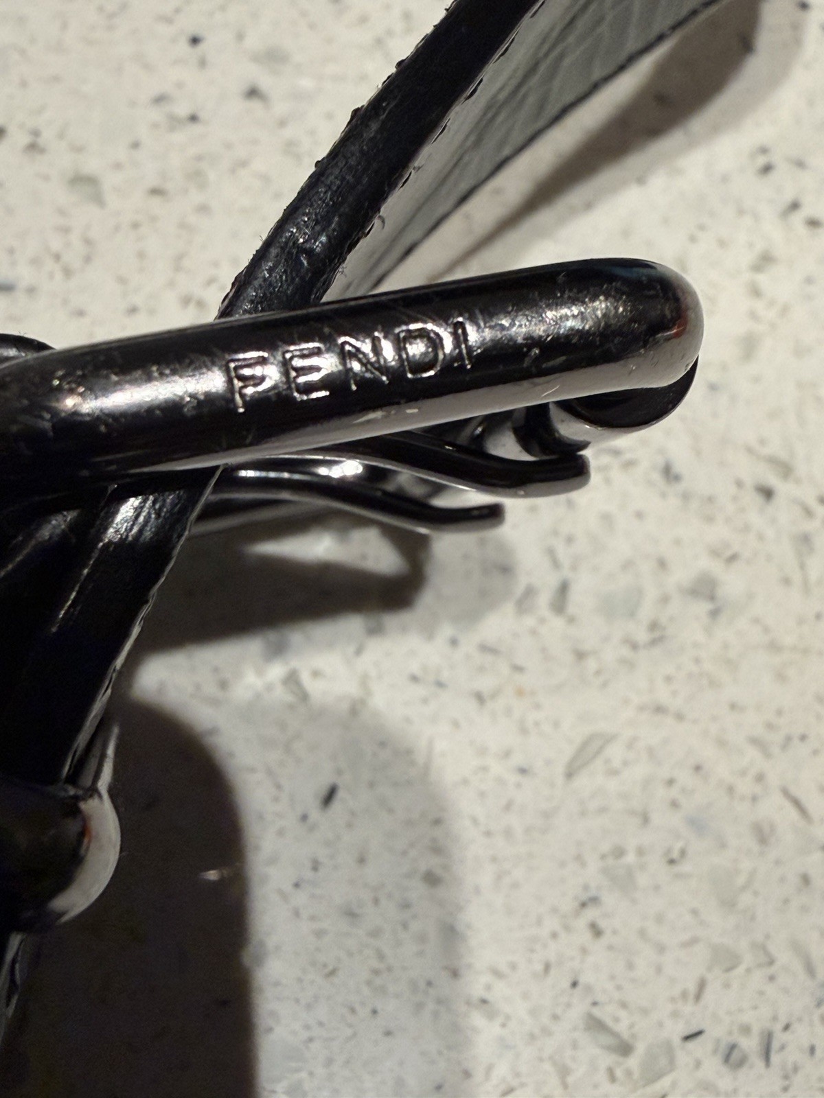 Fendi Black Zucchini Oyster Bag Rare