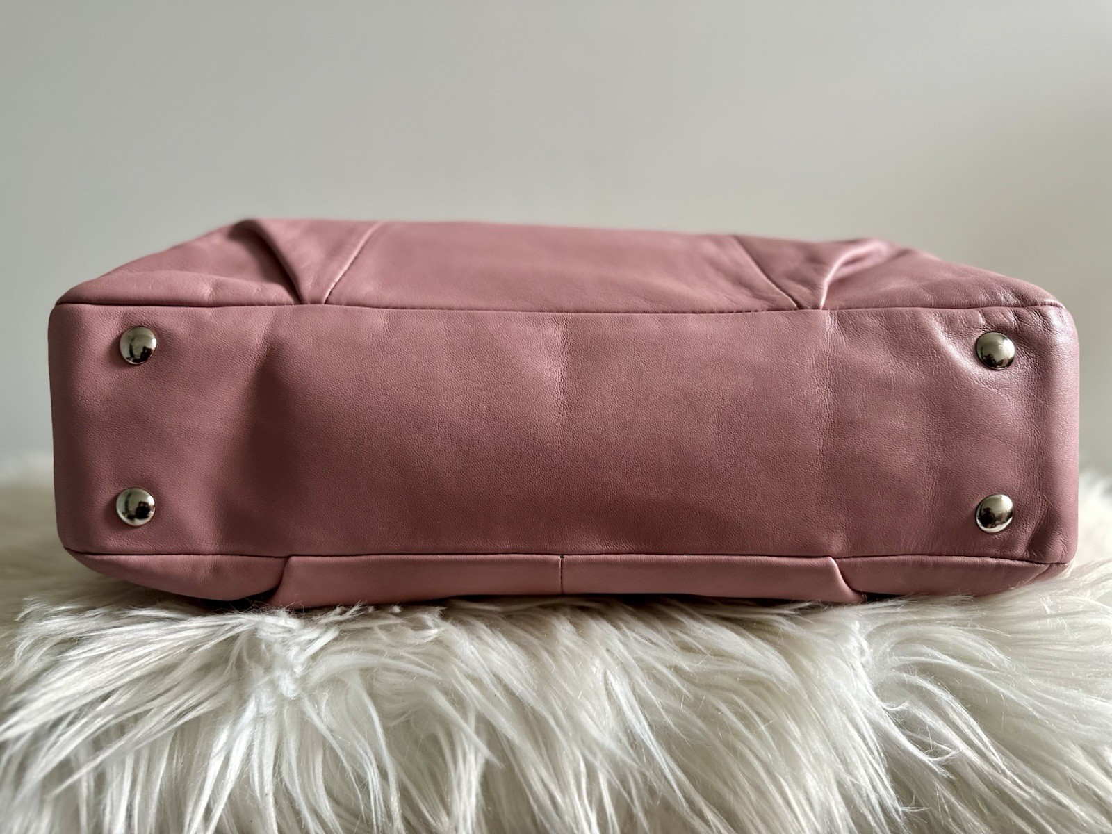 Coach Soho Pink Leather Buckle Tote F18731 Shoulder Bag