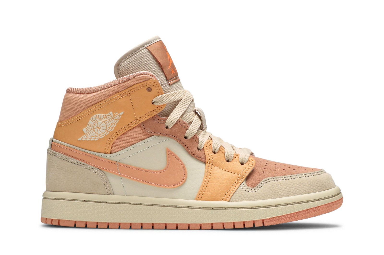 Air Jordan Wmns Air Jordan 1 Mid ‘Apricot’ DH4270-800 New Size