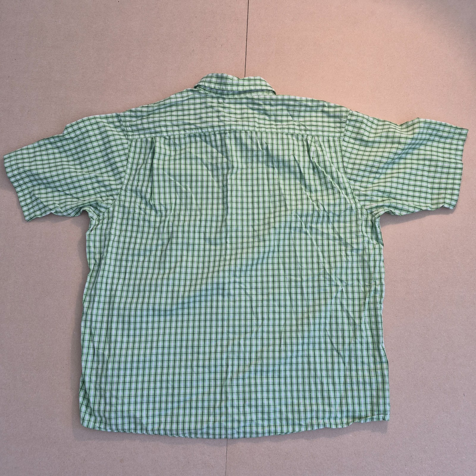 Wrangler Authentics Men’s 2XL Plaid Short Sleeve Button Down Shirt 0 Cotton