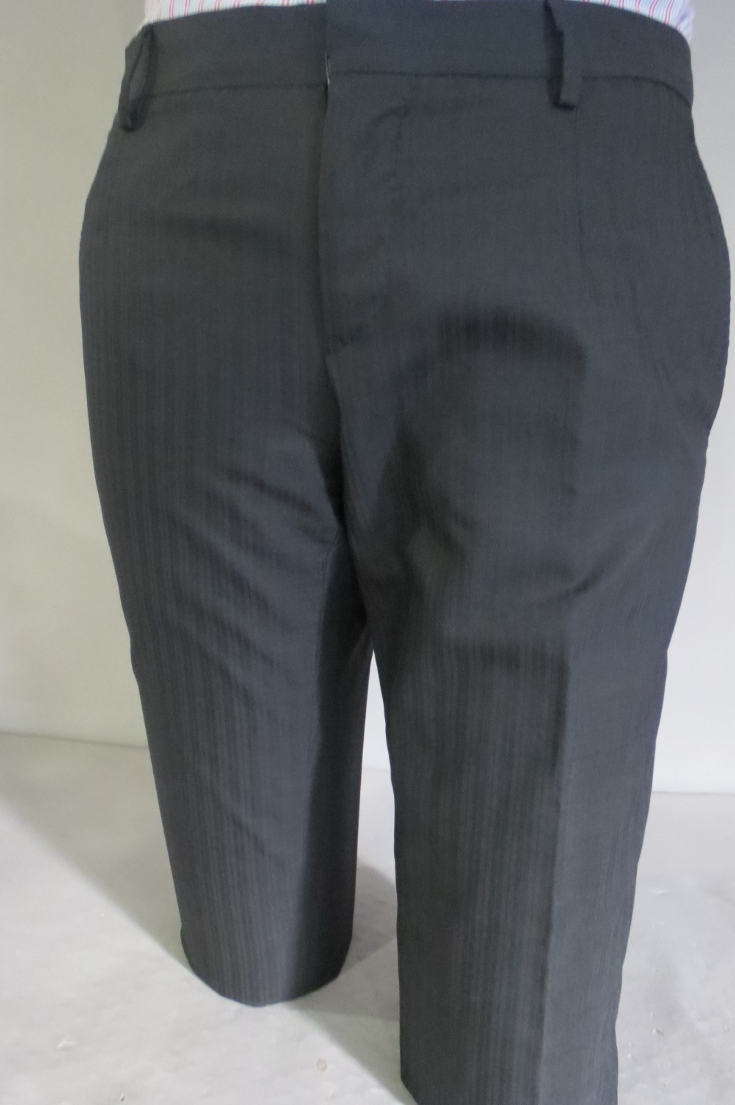 Dolce Gabbana Made in Italy Model-Regular Double Tonal black slim cut suit 40 R