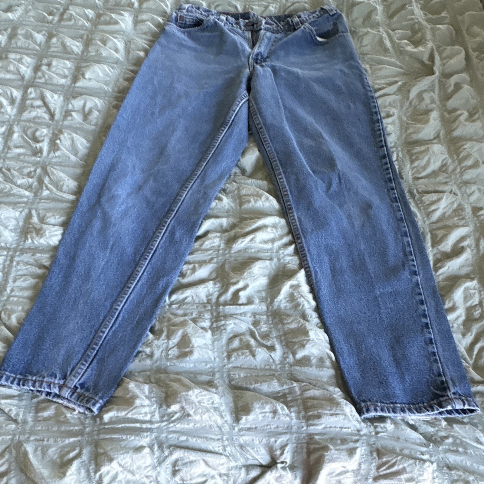 Vintage Orange Tag Levi’s Men’s Relaxed Fit Tapered Leg Jeans Medium Wash Blue